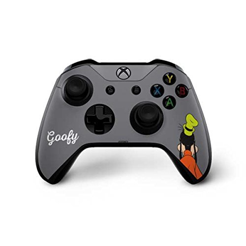 Officially Licensed Disney Goofy Backwards Gaming Skin Decal for Xbox One X Controller - Custom Protective Cover for Enhanced Grip & Style - Perfect for Gamers & Disney Fans