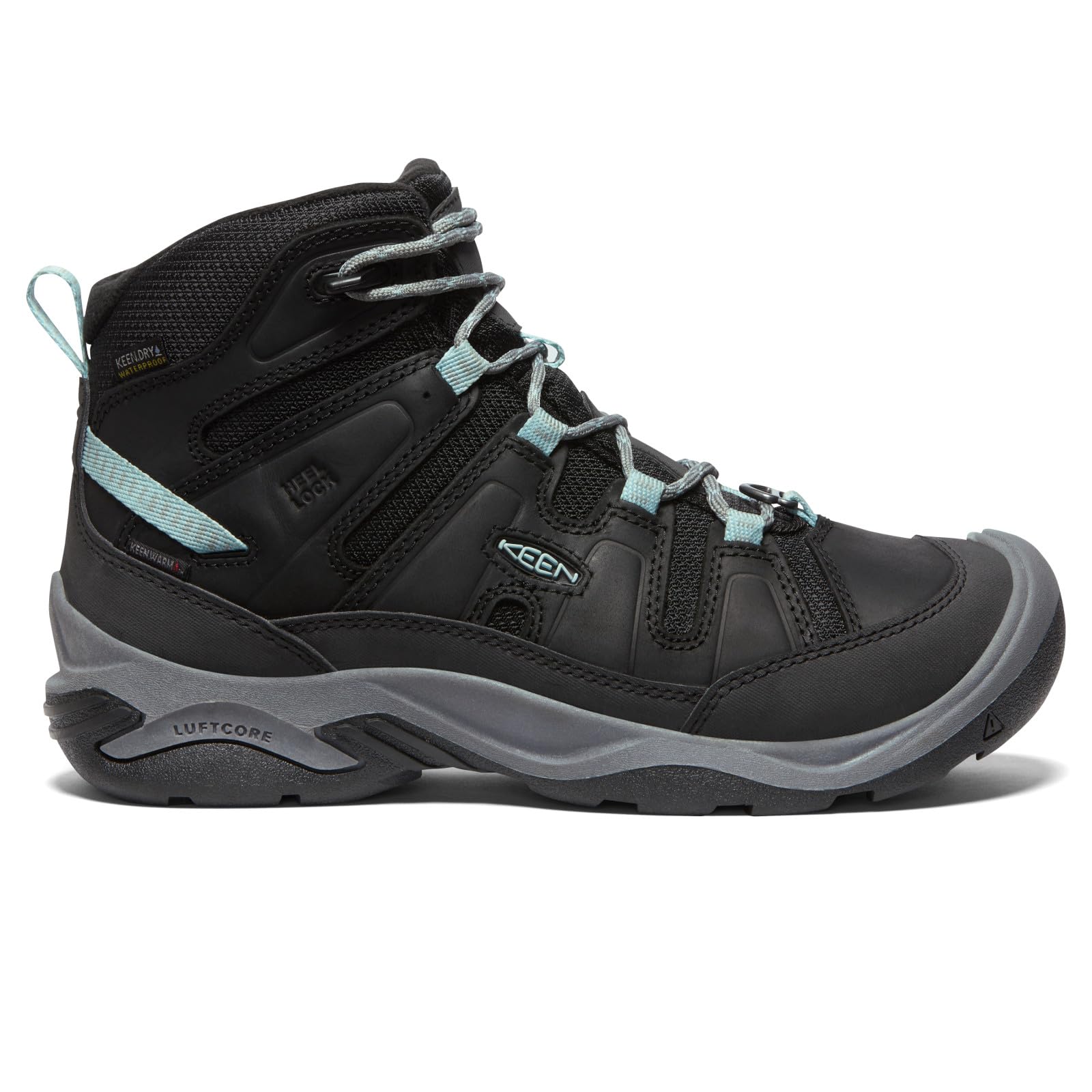 KEEN Women's Circadia Mid Height Polar Insulated Waterproof Hiking Boots - Warm Winter Snow Boots for Outdoor Trekking & Mountain Adventures