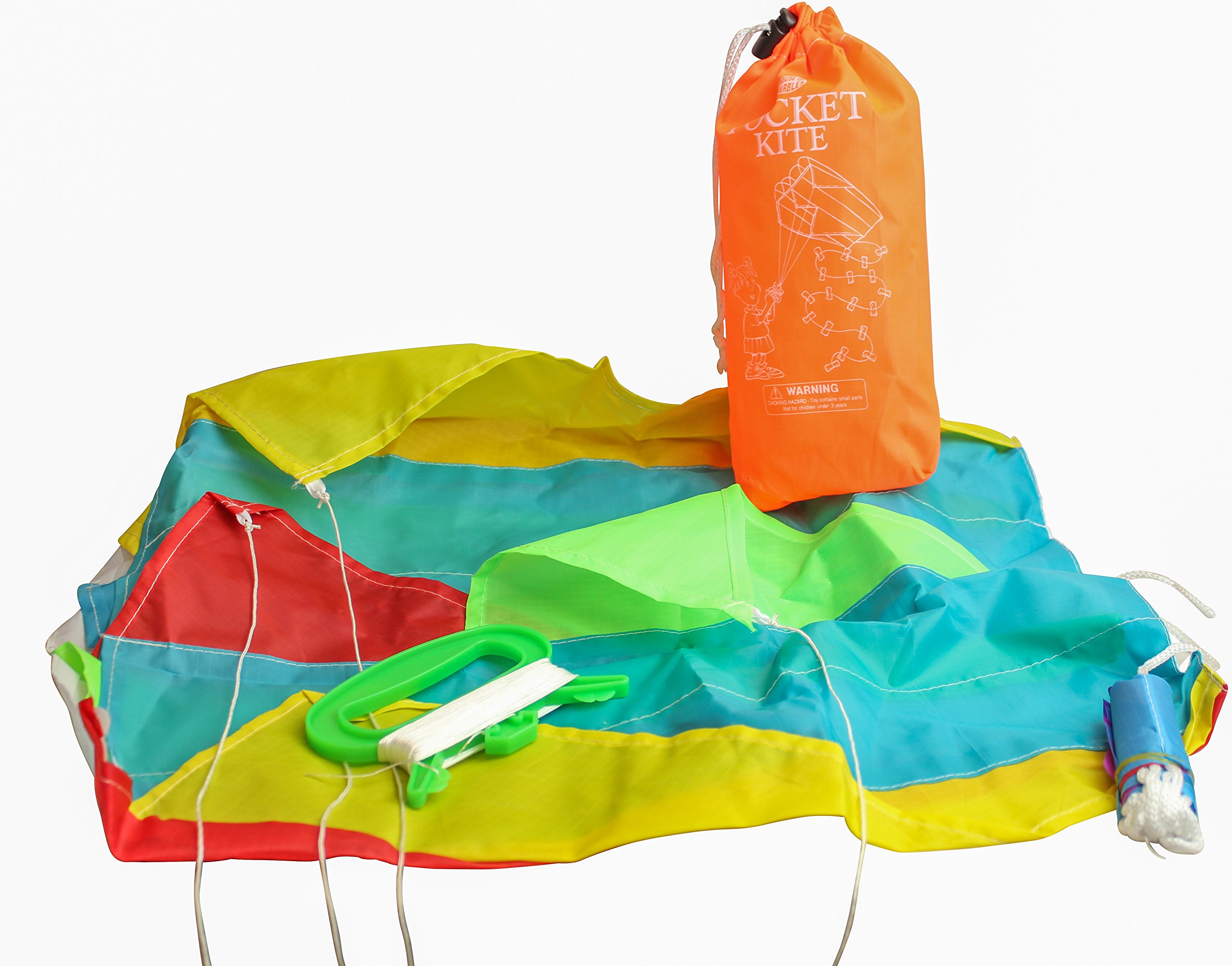 House of Marbles Miniature Pocket Kite - Compact Travel Kite for Kids & Adults - Outdoor Beach Park Flying Toy for Family Fun & Picnics