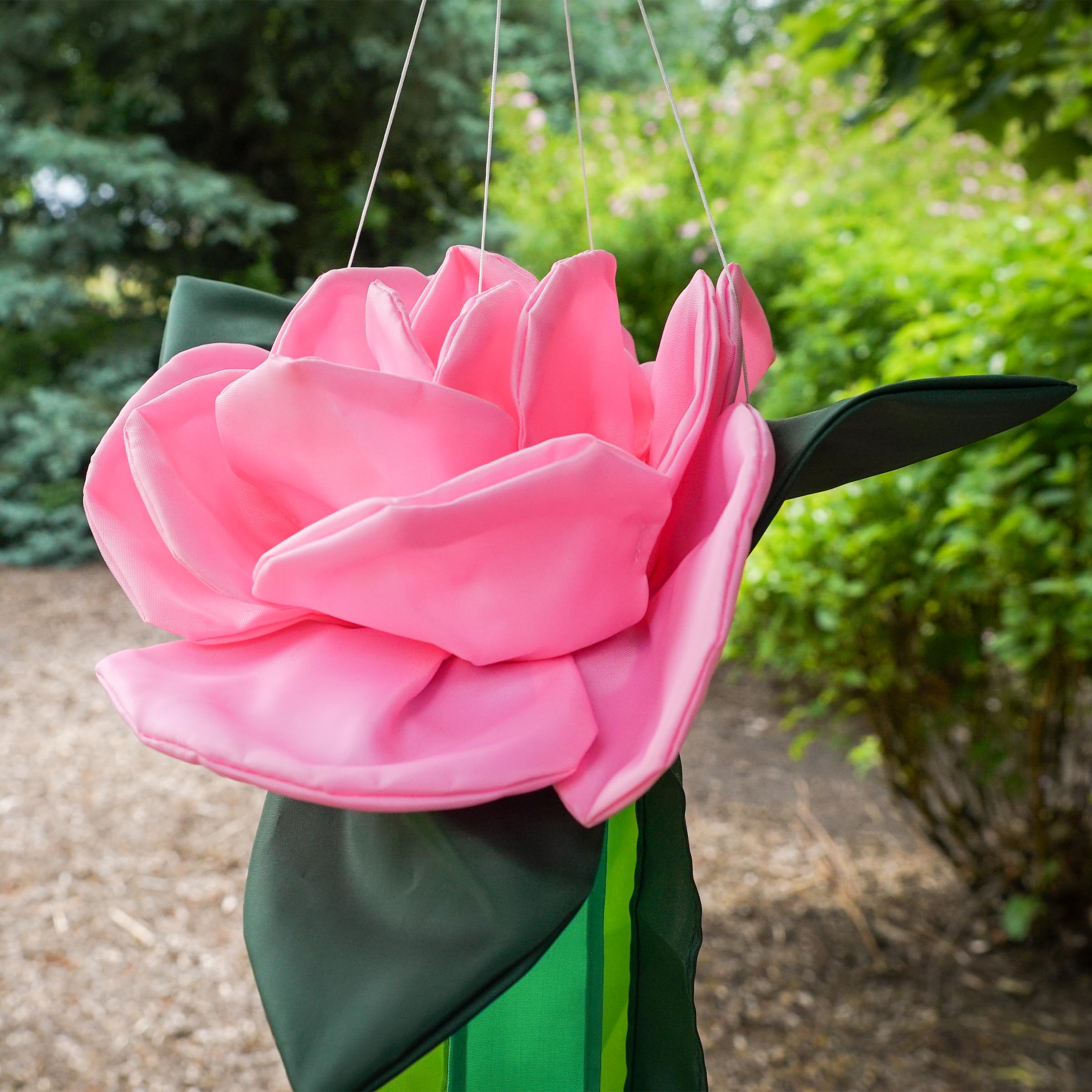 3D Wind Spinner - Pretty as a Rose Garden Decor, Outdoor Wind Catcher for Yard, Patio & Garden (Model 4630) | Perfect for Backyard Decorations, Landscaping & Outdoor Spaces