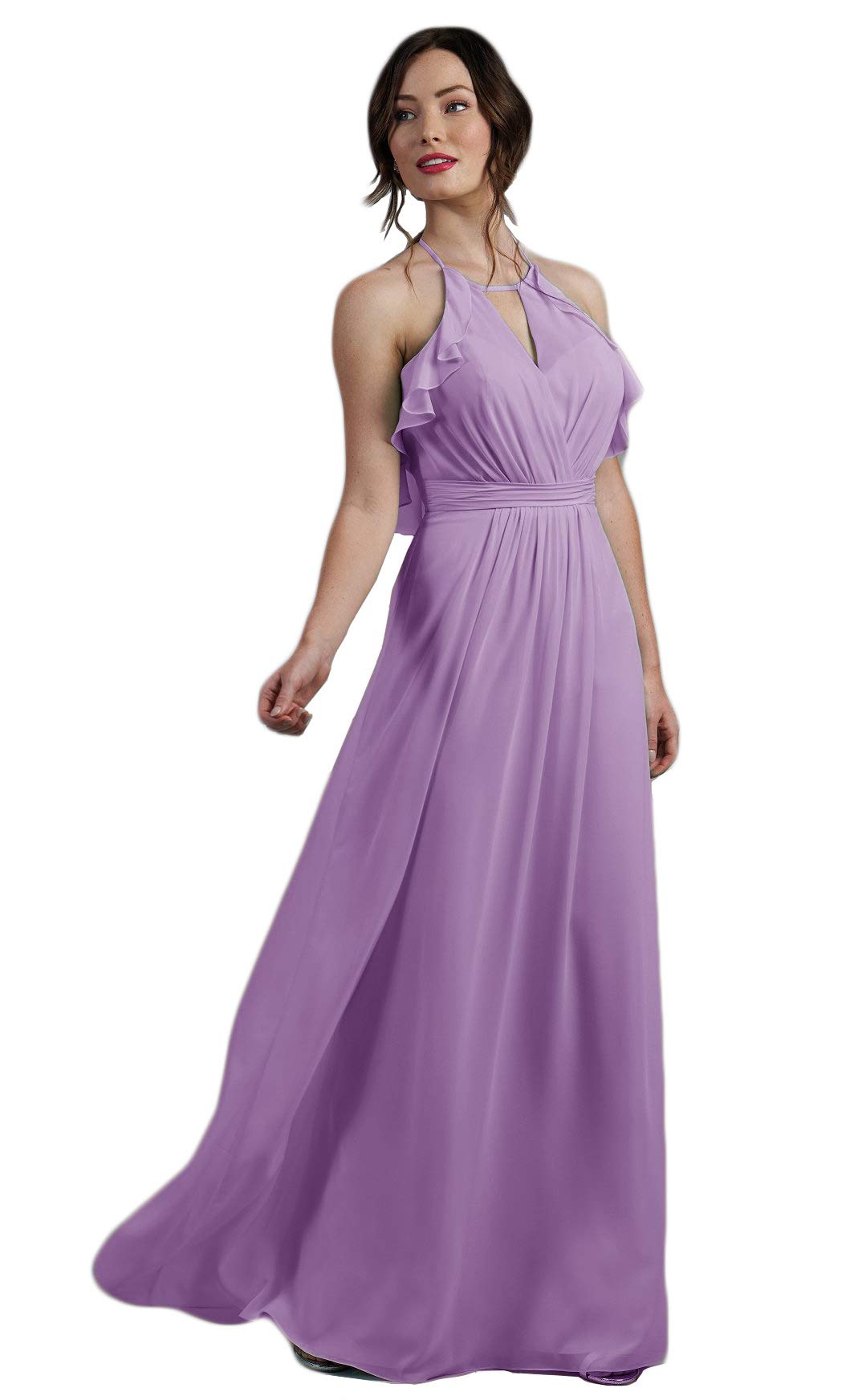 Elegant Halter Chiffon Bridesmaid Dresses for Women - Wedding Party, Prom & Formal Occasions - Perfect for Bridal Showers, Evening Galas & Special Events