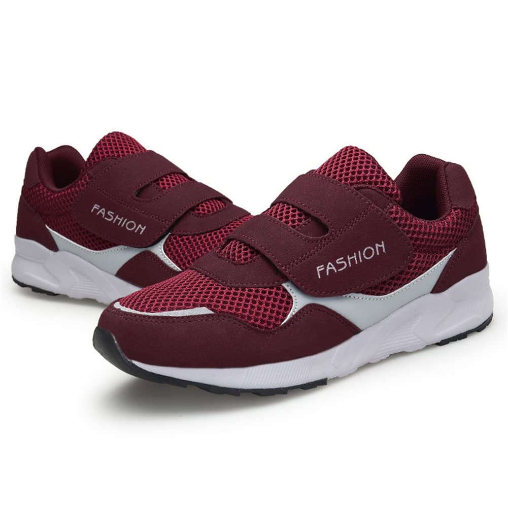 Leader Show Women's Comfortable Walking Shoes for Elderly - Non-Slip Hook & Loop Sneakers with Safety Design | Perfect for Daily Walking, Light Exercise, and Senior Outdoor Activities