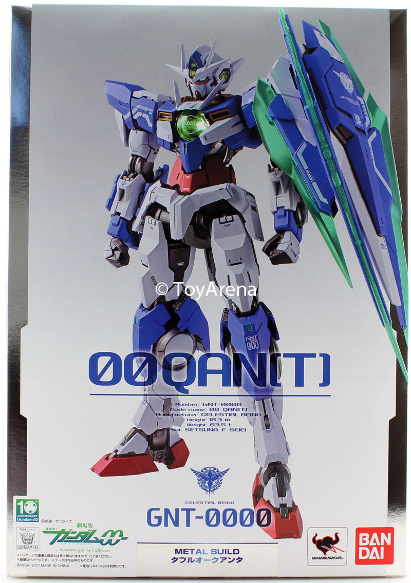 Bandai Metal Build Gundam 00 Qan[t] (Quanta) Action Figure - Premium Collectible Model Kit for Anime Fans & Gundam Enthusiasts - Perfect for Display, Cosplay & Gift Giving