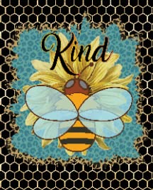 Honeycomb Pattern Leopard Kind Bee