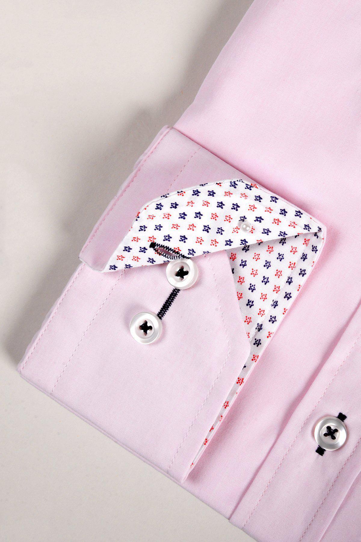 SERGIO Women's Pink Long Sleeve Shirt - Soft Casual Button Down Blouse for Work, Office & Everyday Wear | Trendy Fashion Top for Spring & Fall Outfits