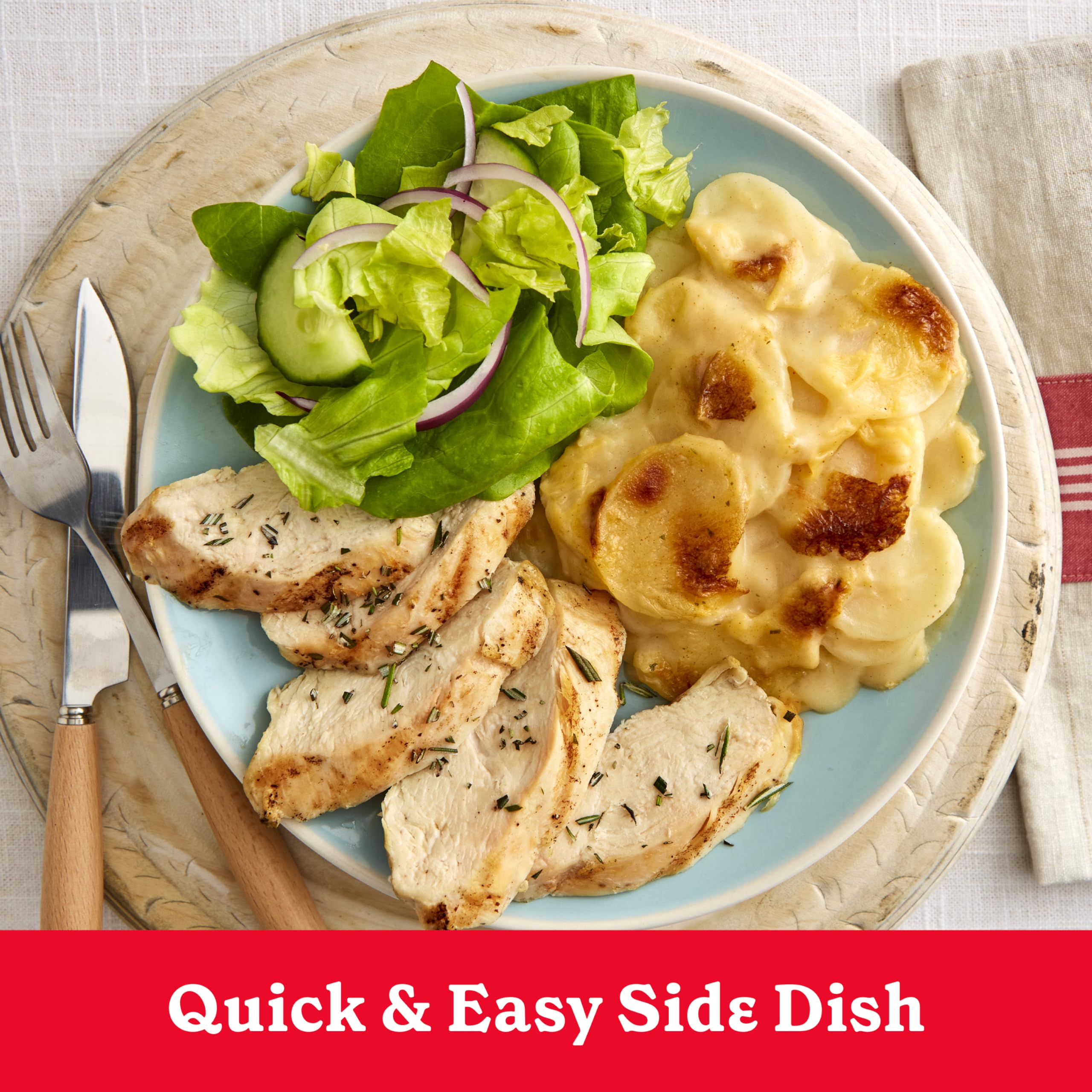 Betty Crocker Scalloped Casserole Potatoes with Real Cheese - Twin Pack (8 oz Box) - Easy Homemade Side Dish for Thanksgiving & Family Dinners