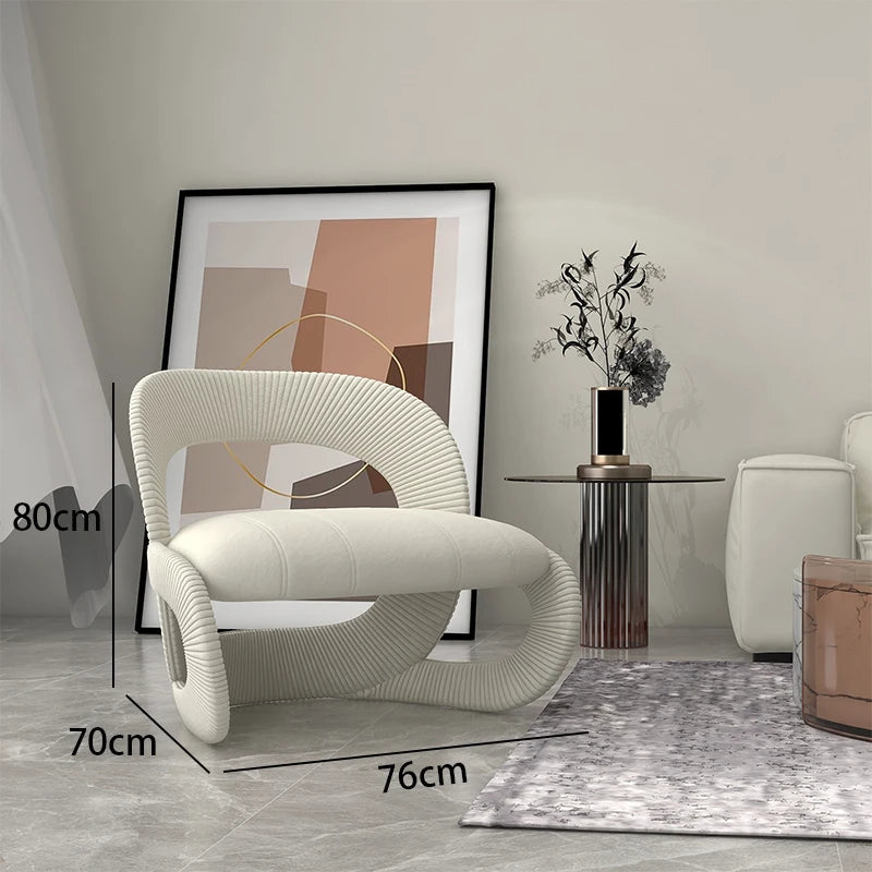 Luxury Italian Maxera Sofa Chair - Modern Designer Living Room Furniture for Home & Office Comfort