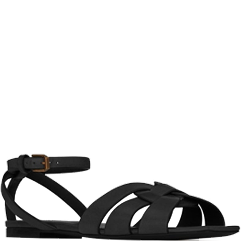 **Nu Pieds Adjustable Ankle Strap Sandals for Women - Comfortable Black Summer Beach Walking Shoes - Perfect for Casual Outings, Vacations & Outdoor Activities**