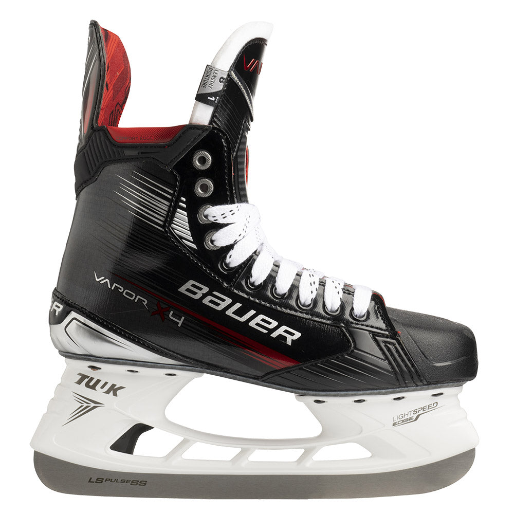 Bauer Vapor X4 Senior Ice Hockey Skates - Professional Performance Skates for Men - Perfect for Competitive Play & Training on Ice Rinks
