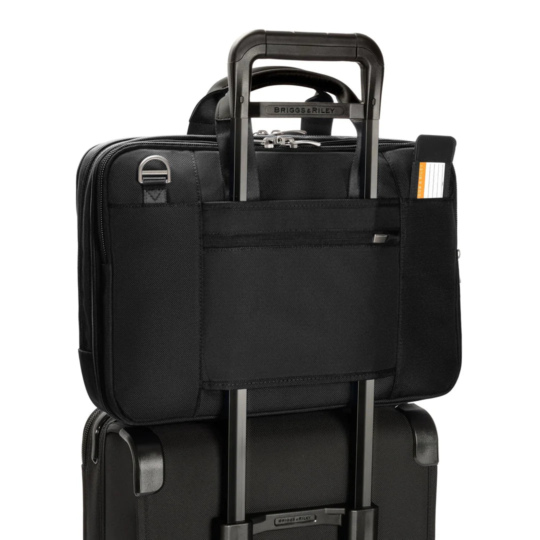 Briggs & Riley Medium Expandable Carry-On Luggage - Durable Business Travel Bag with USB Port for Laptop & Work Essentials | Perfect for Airplane & Commuter Use