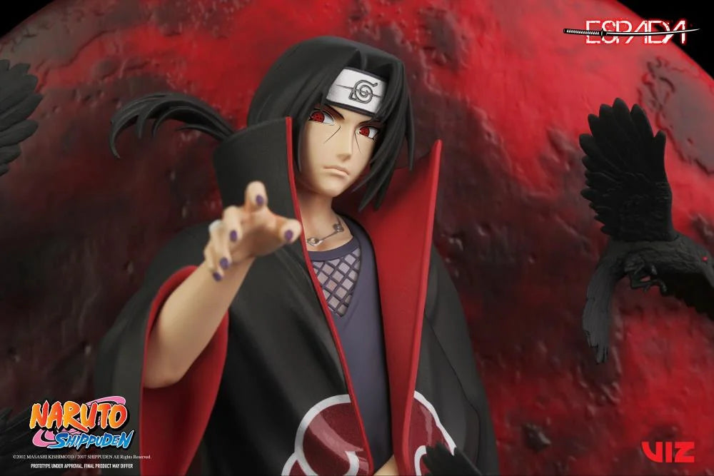 1/8 Scale Itachi Uchiha Wall Statue Figure from Naruto Shippuden - Anime Collectible for Home Decor, Office Display & Gift for Anime Fans