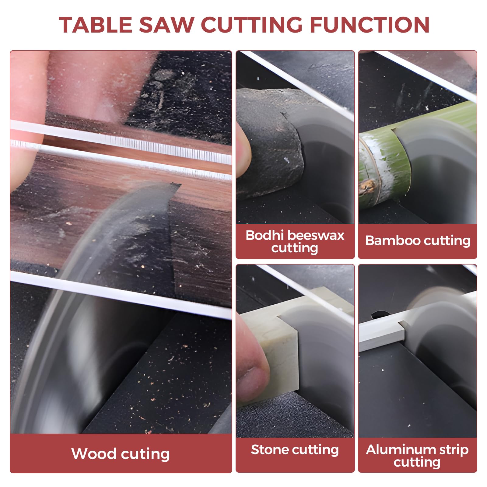 Twotrees Mini Table Saw & Belt Sander Combo - 300W Dual Motor with 10 Sanding Belts (1.2x16.5in) for Metal, Wood, Aluminum Cutting & Polishing | Perfect for DIY Projects, Woodworking & Metal Crafting