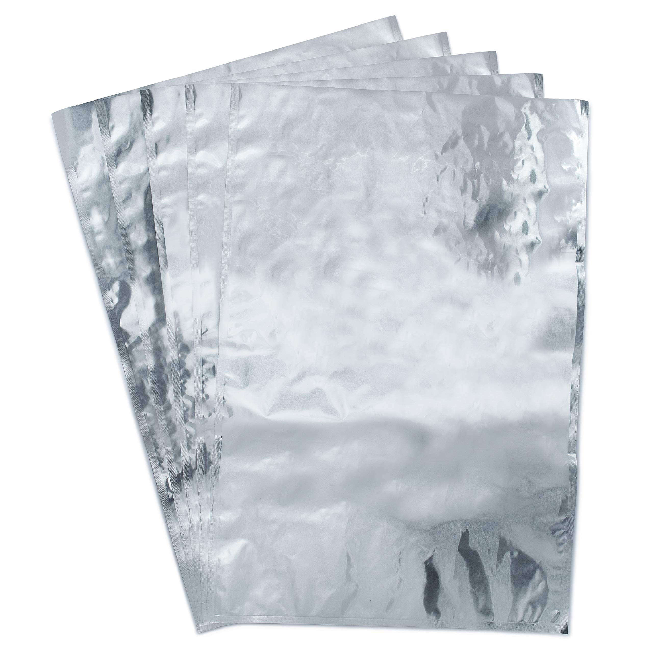 Premium Mylar Food Storage Bags 20x30 Inches (5 Gallon) - 4.5mil Thick Mylar Foil Bags for Long-Term Dry Food Storage - Airtight & Moisture Proof - Ideal for Rice, Flour, Coffee, Grains & Emergency Food Prep (50 Pack)