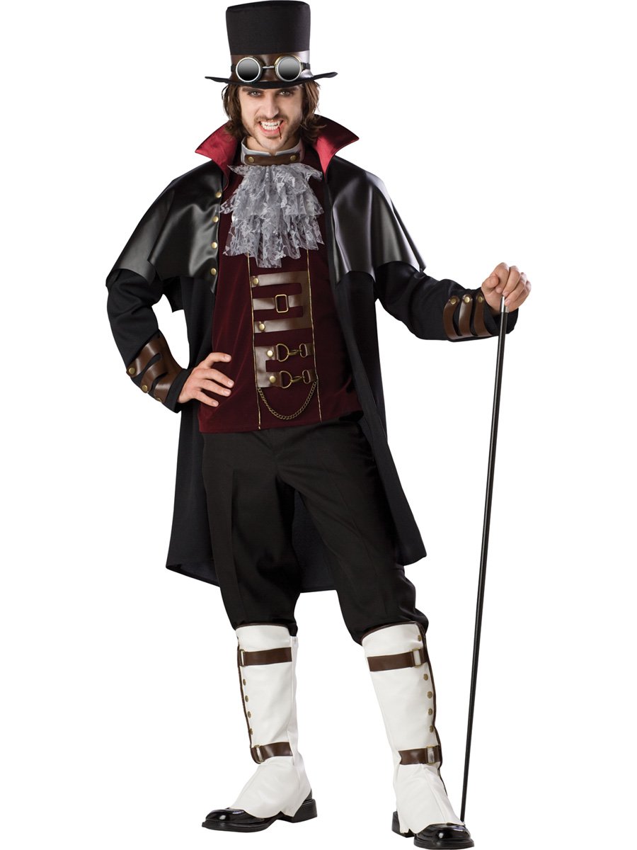 Steampunk Victorian Vampire Costume for Adults - Medium Size | Gothic Halloween Party, Cosplay & Themed Event Outfit