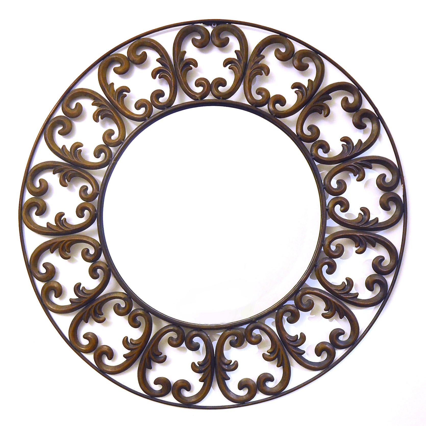 Stylish Iron Wall Mirror - Elegant Home Decor for Living Room, Bedroom & Entryway | Perfect for Modern & Vintage Interiors
