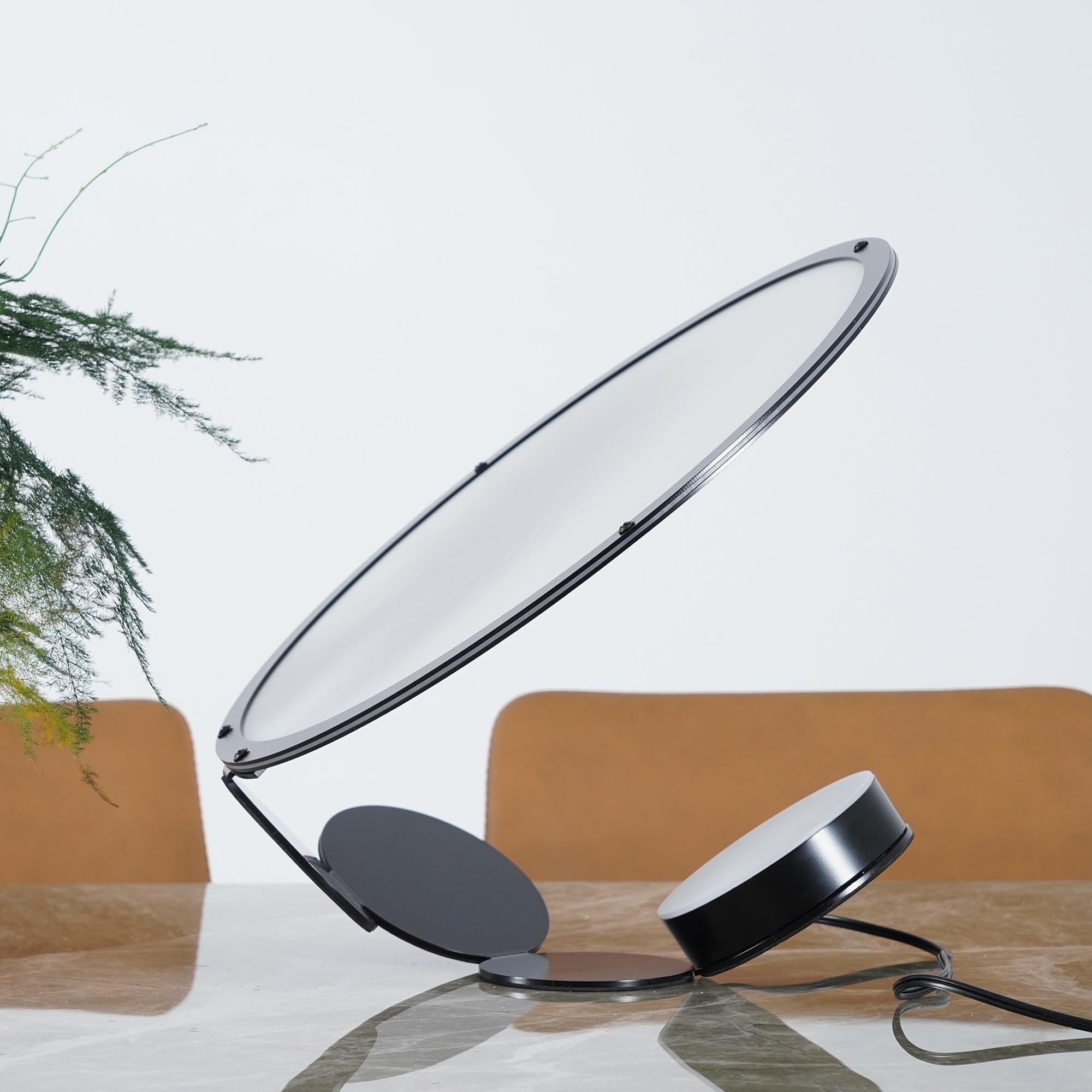 Modern LED Cut Table Lamp - Adjustable Brightness for Bedroom, Office & Study - Energy Efficient Desk Light for Reading & Working