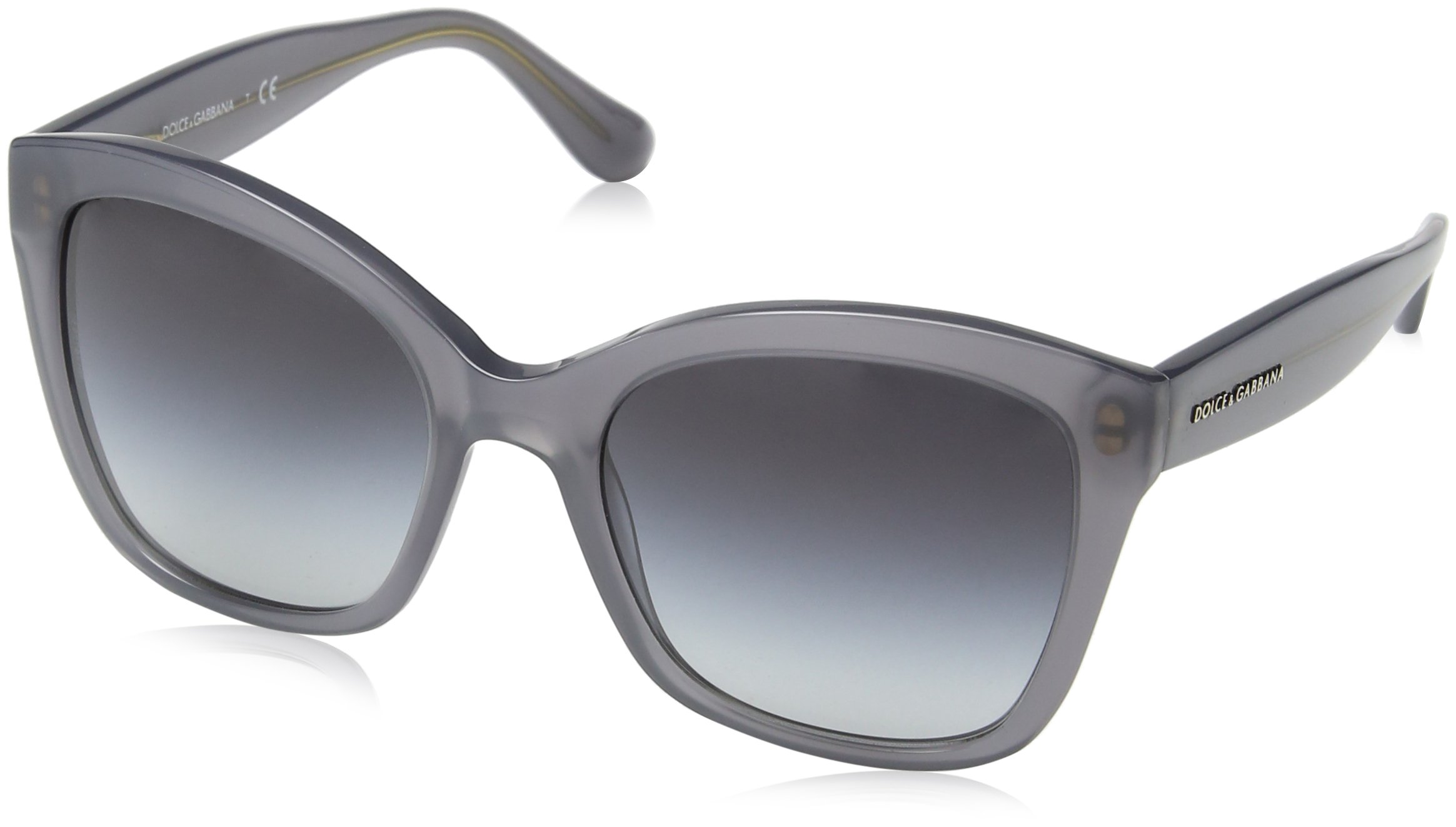 Dolce & Gabbana Opaline Grey Women's Fashion Sunglasses - UV Protection Luxury Designer Shades for Women, Perfect for Beach, Driving & Outdoor Activities