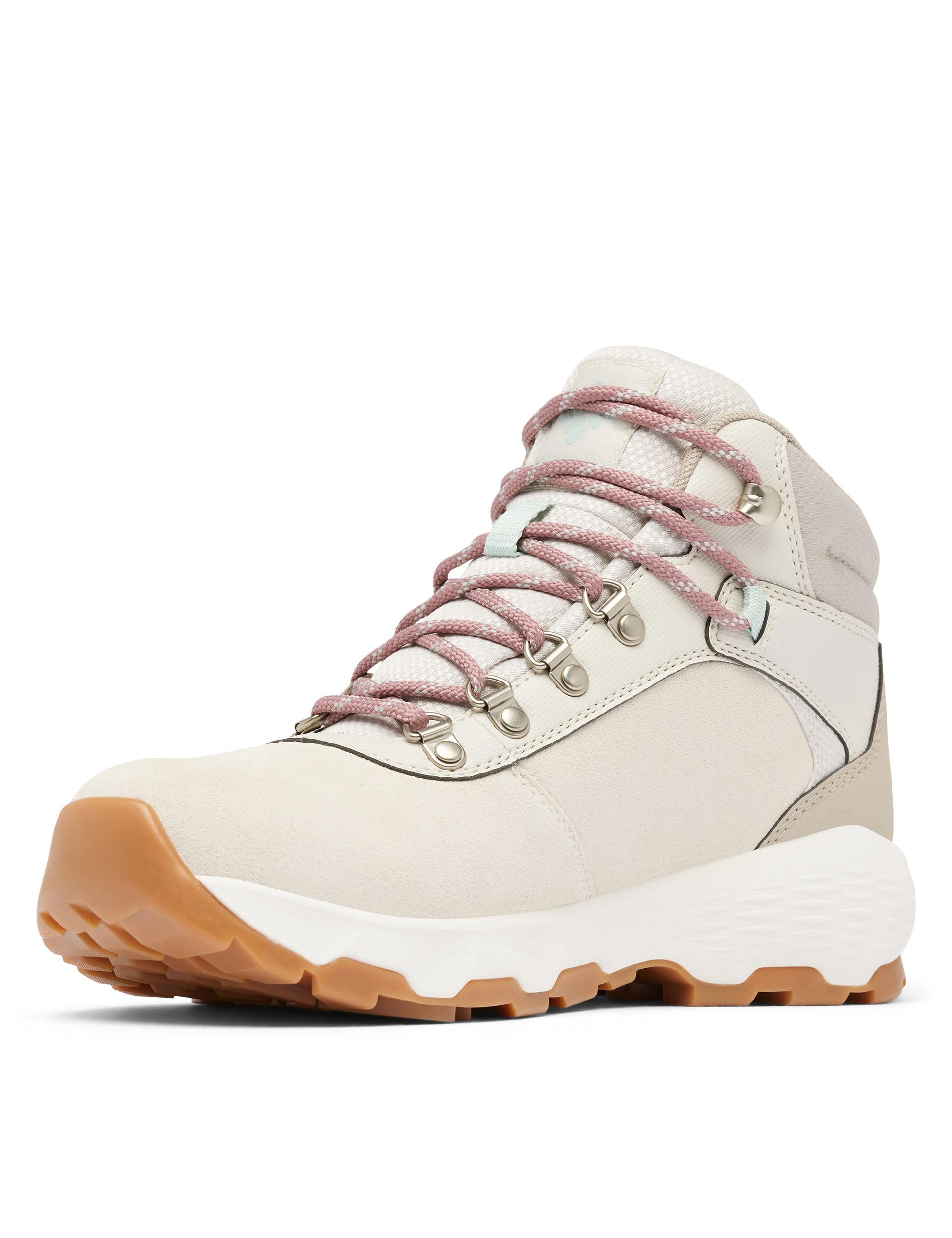 Newton Wander Waterproof Hiking Boots for Men & Women - Lightweight Comfortable Outdoor Trekking Shoes - Cloud Grey/Cool Green - Perfect for Hiking, Camping, and Trail Adventures