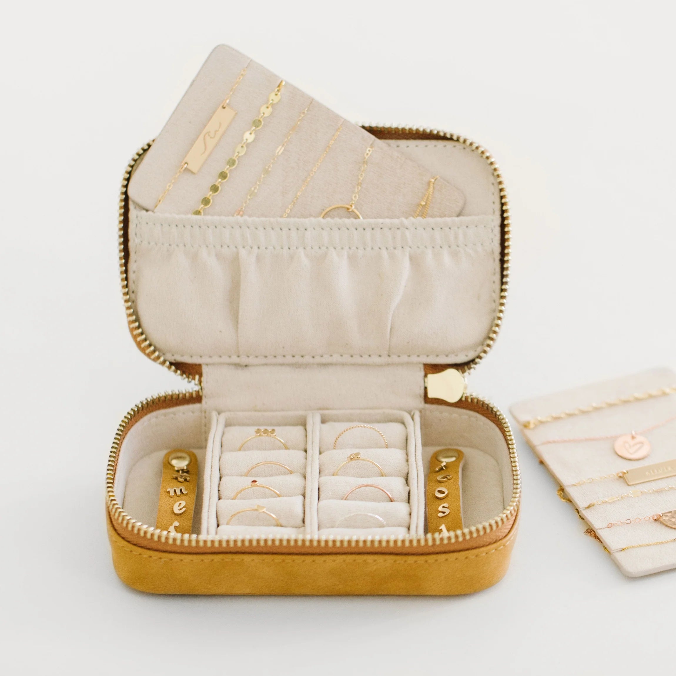 Elegant Jewelry Organizer Box - Premium Storage Case for Necklaces, Rings & Earrings - Perfect for Travel, Home & Gift Giving
