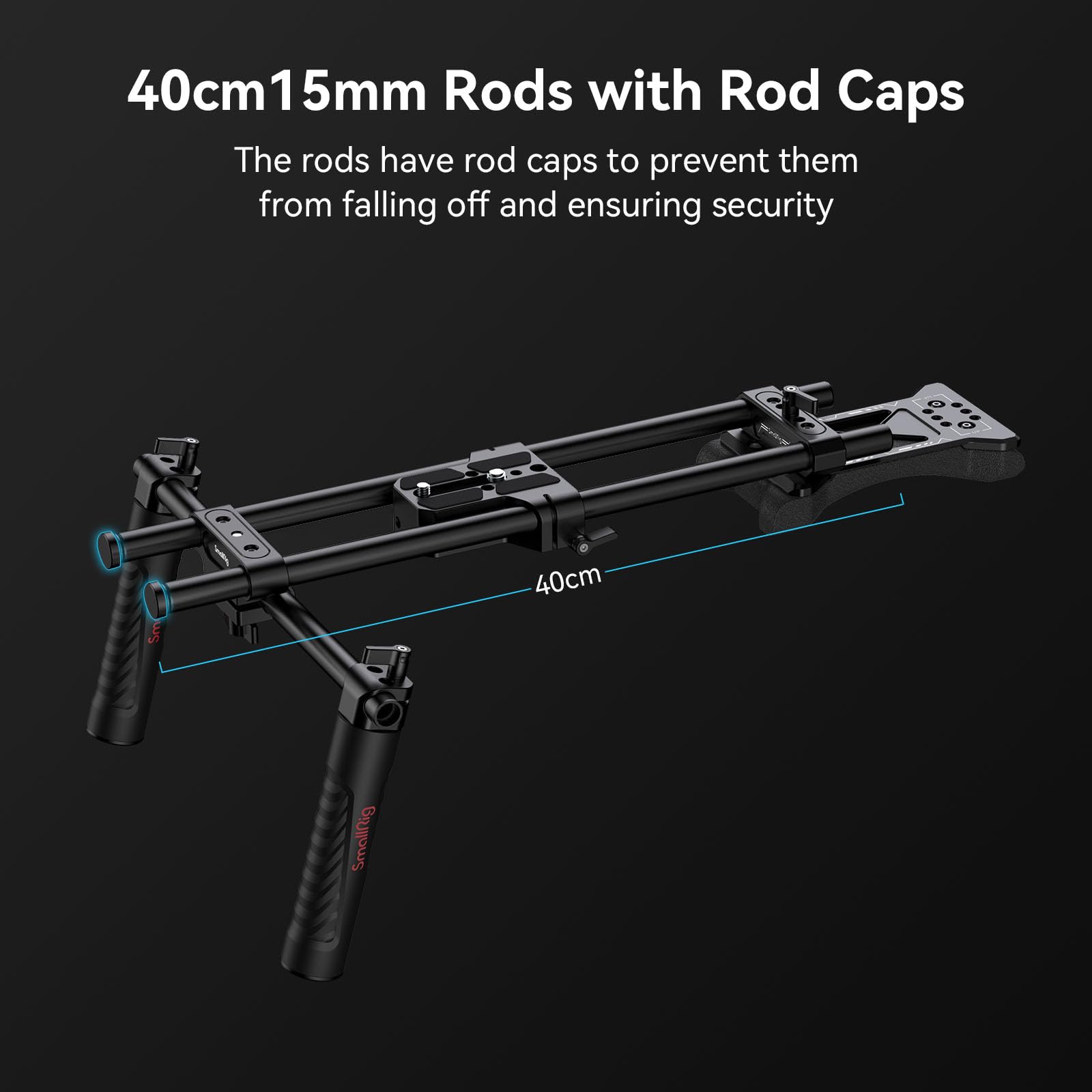 SMALLRIG Universal DSLR Camera Shoulder Mount Kit - Compatible with Mirrorless & Small Cameras, Shoulder Rig Stabilizer for Smooth Video Recording - Perfect for Vlogging, Filmmaking & Live Streaming (Model 2896)