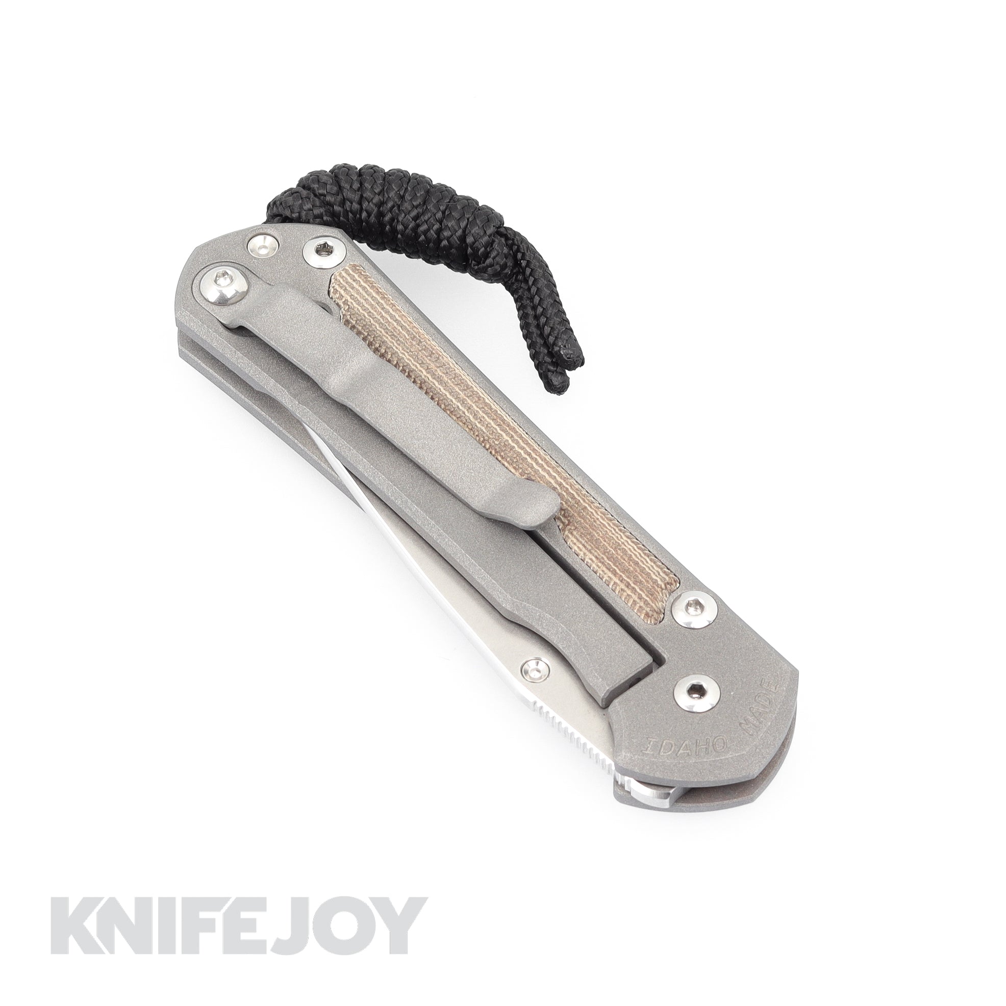 Chris Reeve Small Sebenza 31 Folding Knife - Magnacut Drop Point Blade with Natural Canvas Micarta Inlay | EDC, Outdoor, Camping & Survival Knife
