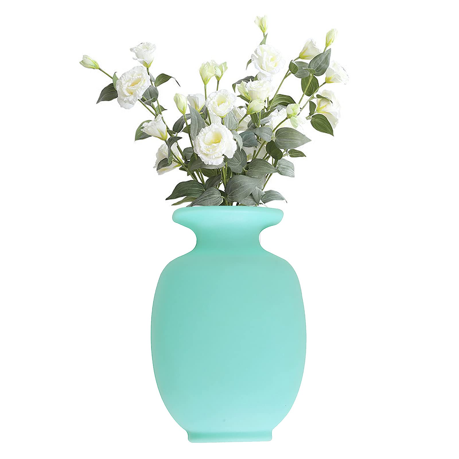 UUHUKP 4Pcs Reusable Silicone Sticky Vase & Flower Pot - Self-Adhesive for Fridge, Windows, Glass & Smooth Surfaces - Perfect for Artificial Plants, Flowers & Home Decor