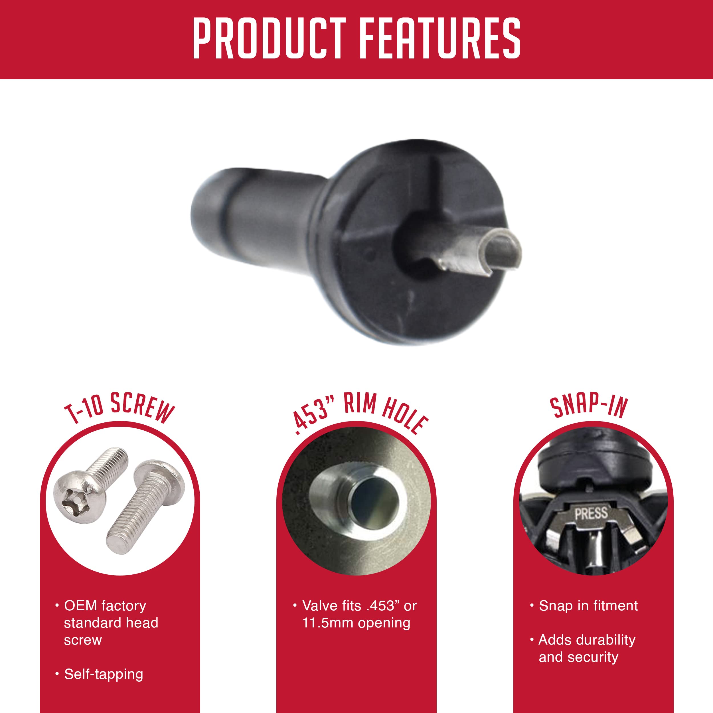 PDQ TPMS Sensor Kit 12PC - Fits Alfa Romeo, Chrysler, Dodge, Jeep - for Tire Maintenance & Repair