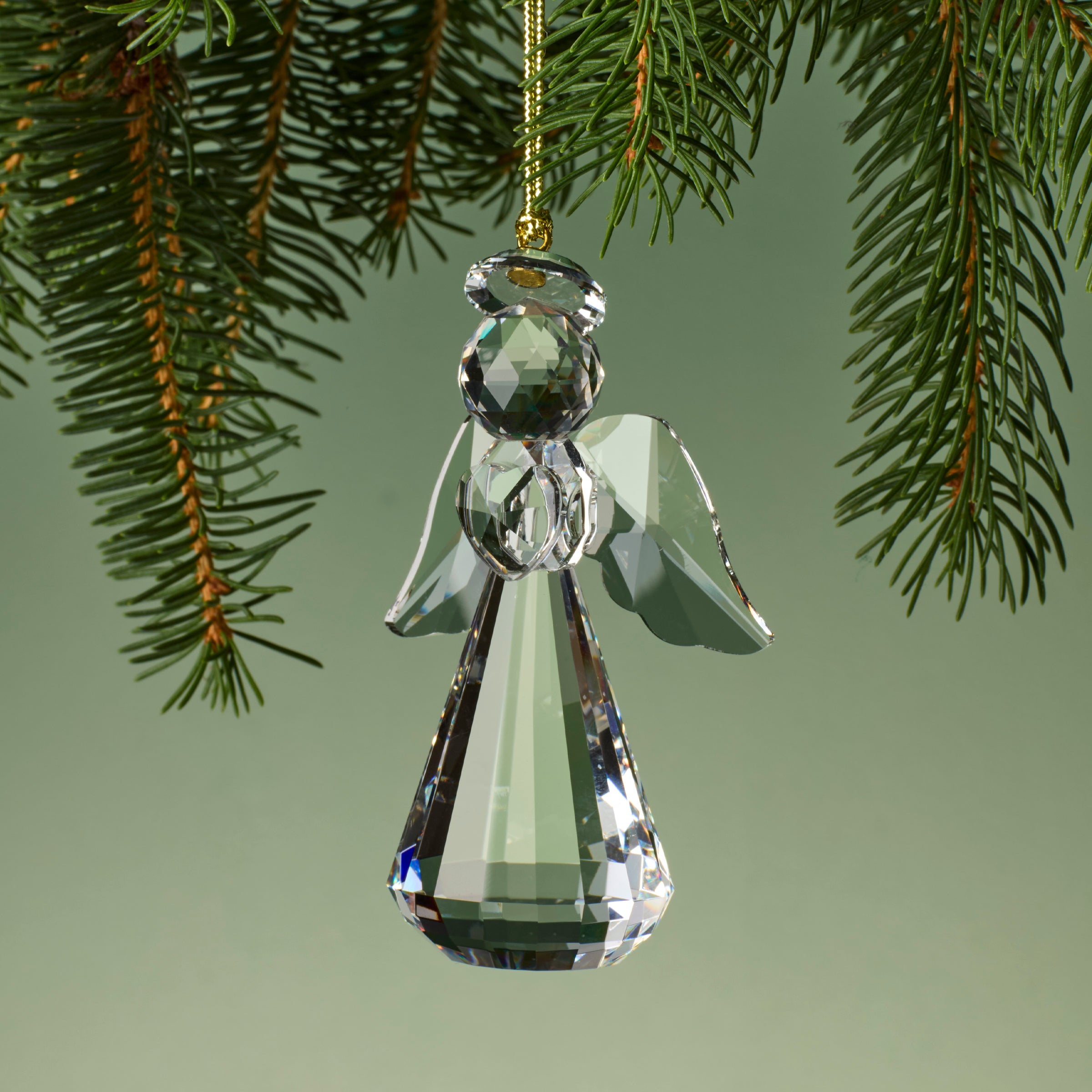 2024 Optic Angel Ornament - Elegant Christmas Tree Decorations, Holiday Home Decor for Xmas, Wedding, Party & Gift Giving