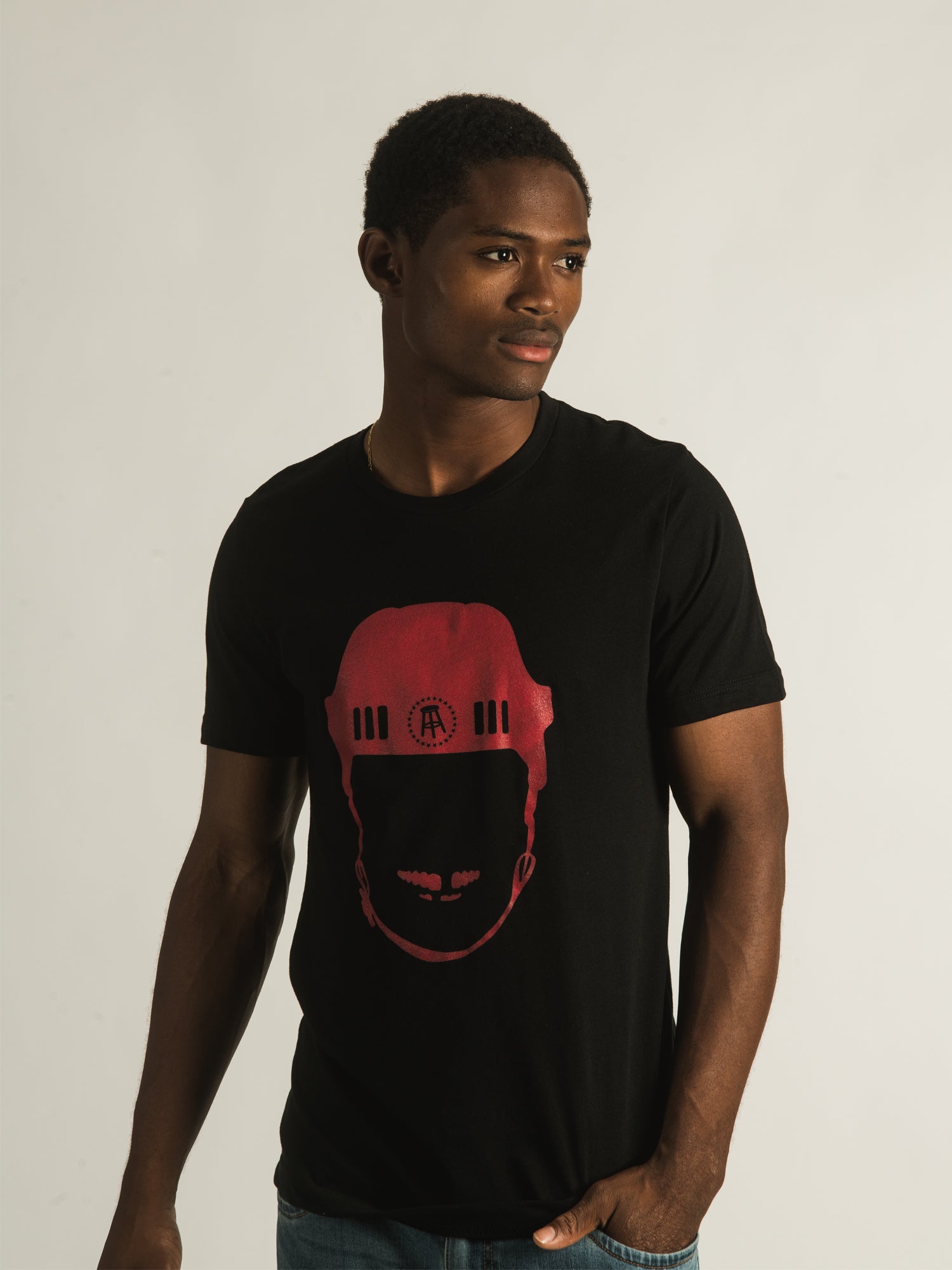 Barstool Sports Spittin' Chiclets Logo T-Shirt - Men's Graphic Tee for Hockey Fans & Podcast Lovers - Perfect for Game Day & Casual Wear