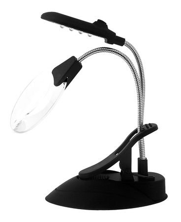 Westward 11W402 3X Aspheric Illuminated Stand Magnifier - Perfect for Reading, Crafts, and Detailed Work