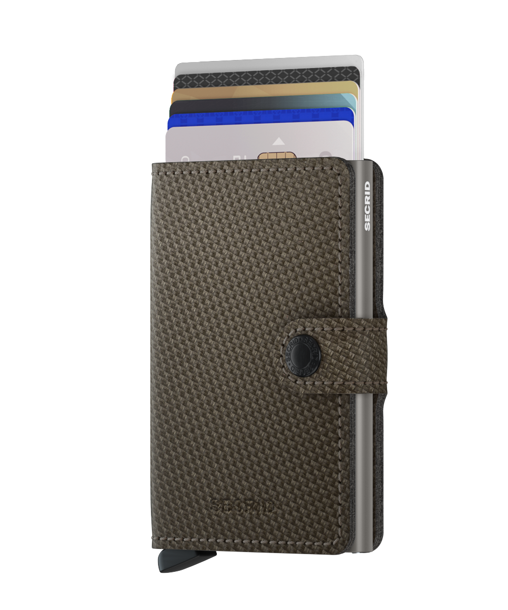 SECRID Mini Wallet Carbon - Slim RFID Blocking Card Holder for Men & Women - Perfect for Travel, Business & Everyday Use