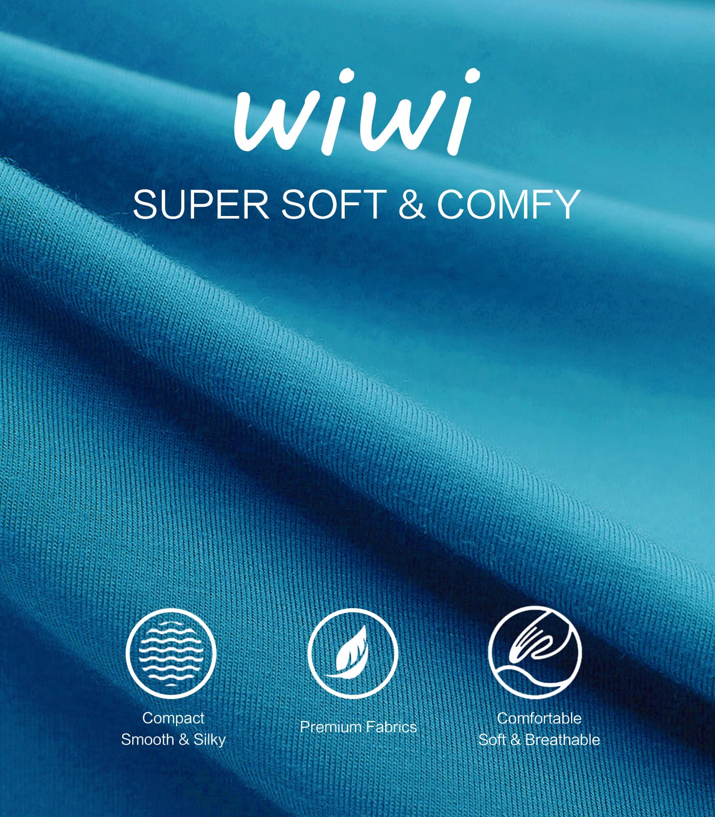 WiWi Bamboo Nightgowns for Women - Soft Long Sleeve Sleep Shirt & Comfy Loungewear - Plus Size S-4X - Perfect for Relaxing at Home, Sleeping, and Lounging