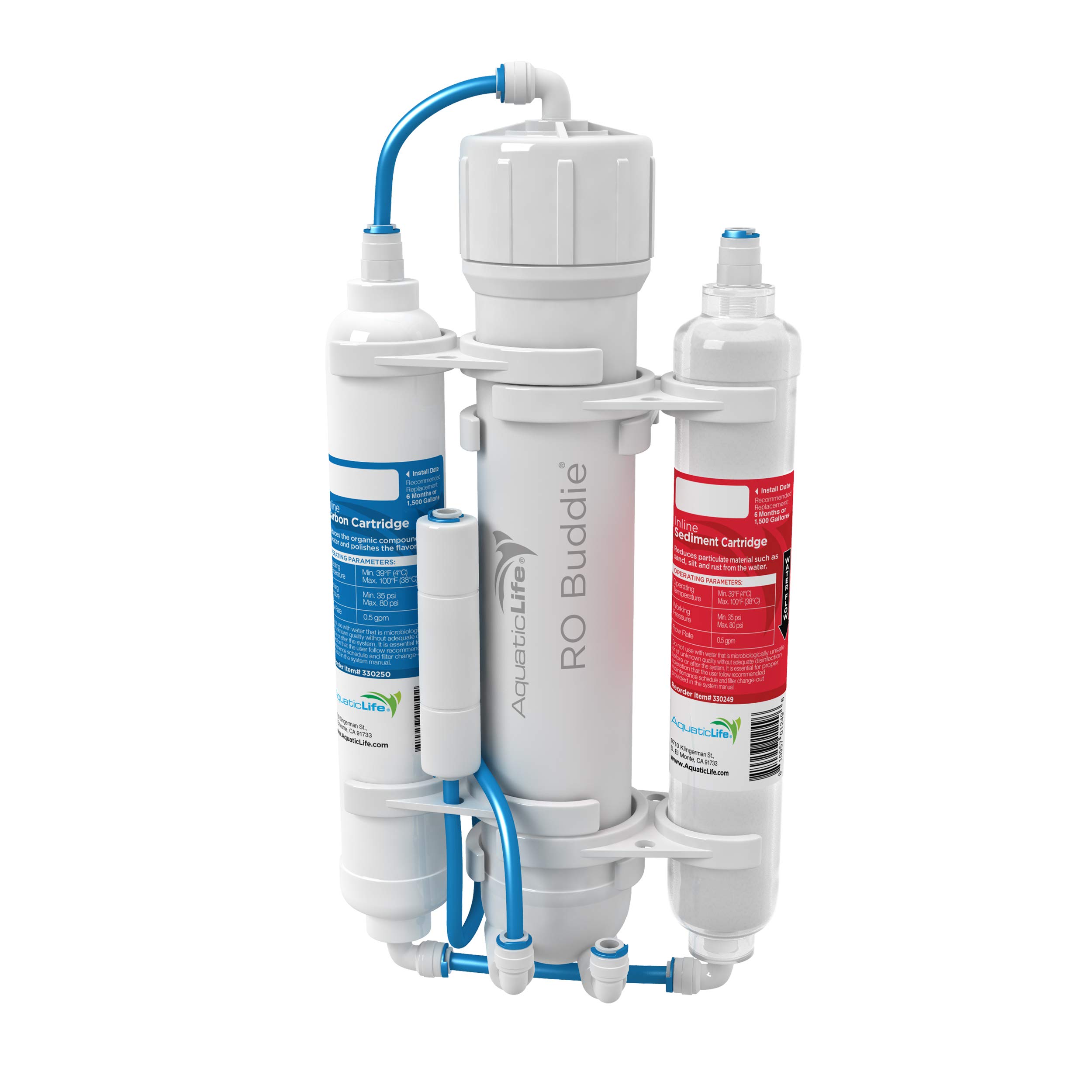 AQUATICLIFE Premium Aquarium Water Filtration System - Advanced 3-Stage Filtration for Clean & Healthy Fish Tanks - Perfect for Freshwater & Saltwater Aquariums, Fish Tanks, and Aquatic Habitats