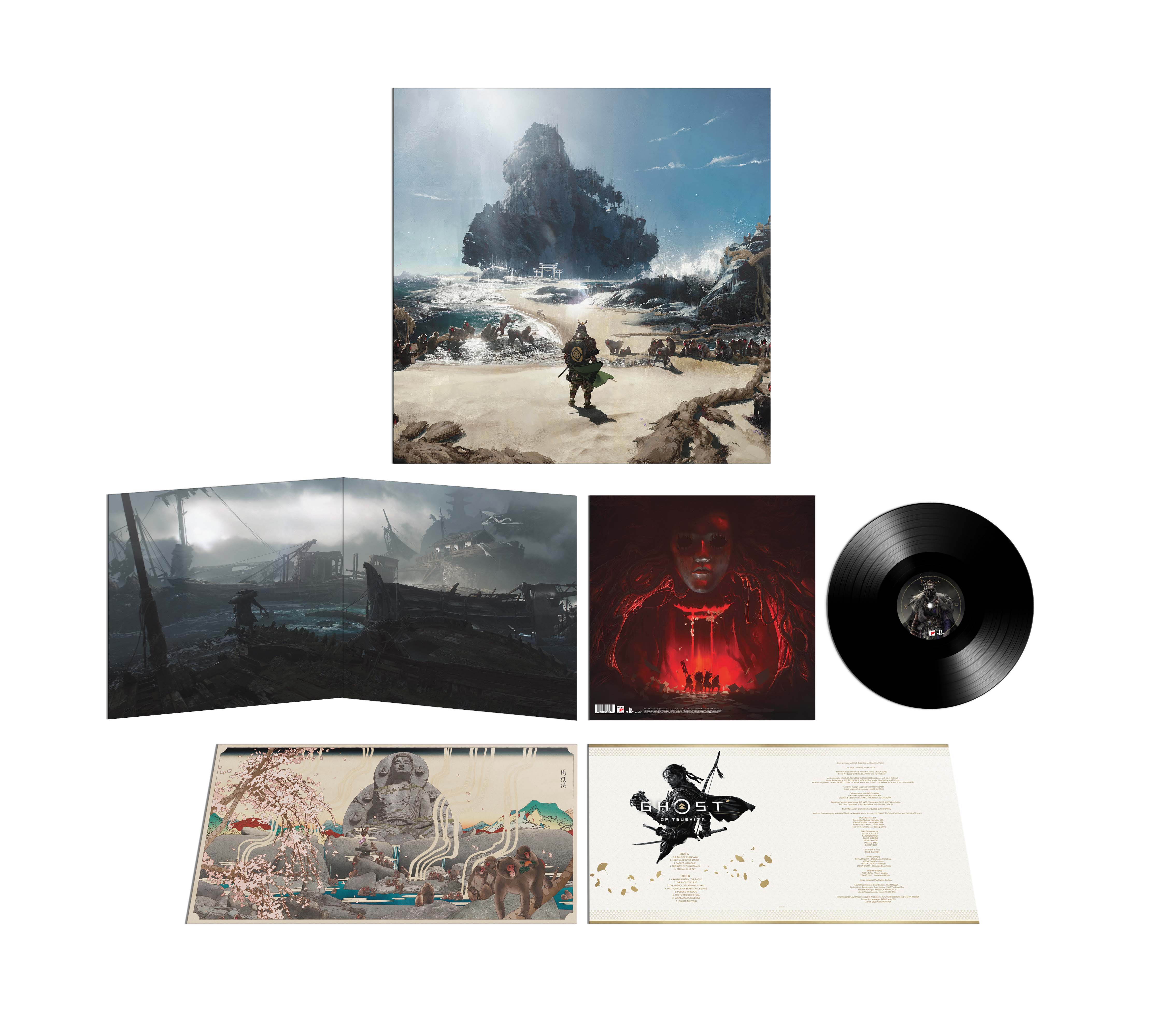 Ghost of Tsushima: Iki Island & Legends Soundtrack Vinyl LP - Epic Video Game Music for Gaming & Relaxation