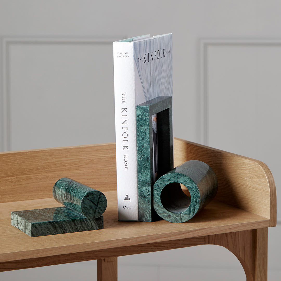 Booknd Book Holder Stand Set of 2 - Hands-Free Reading Stand for Cookbooks, Textbooks & Tablets - Perfect for Kitchen, Office & Study Desk Accessories
