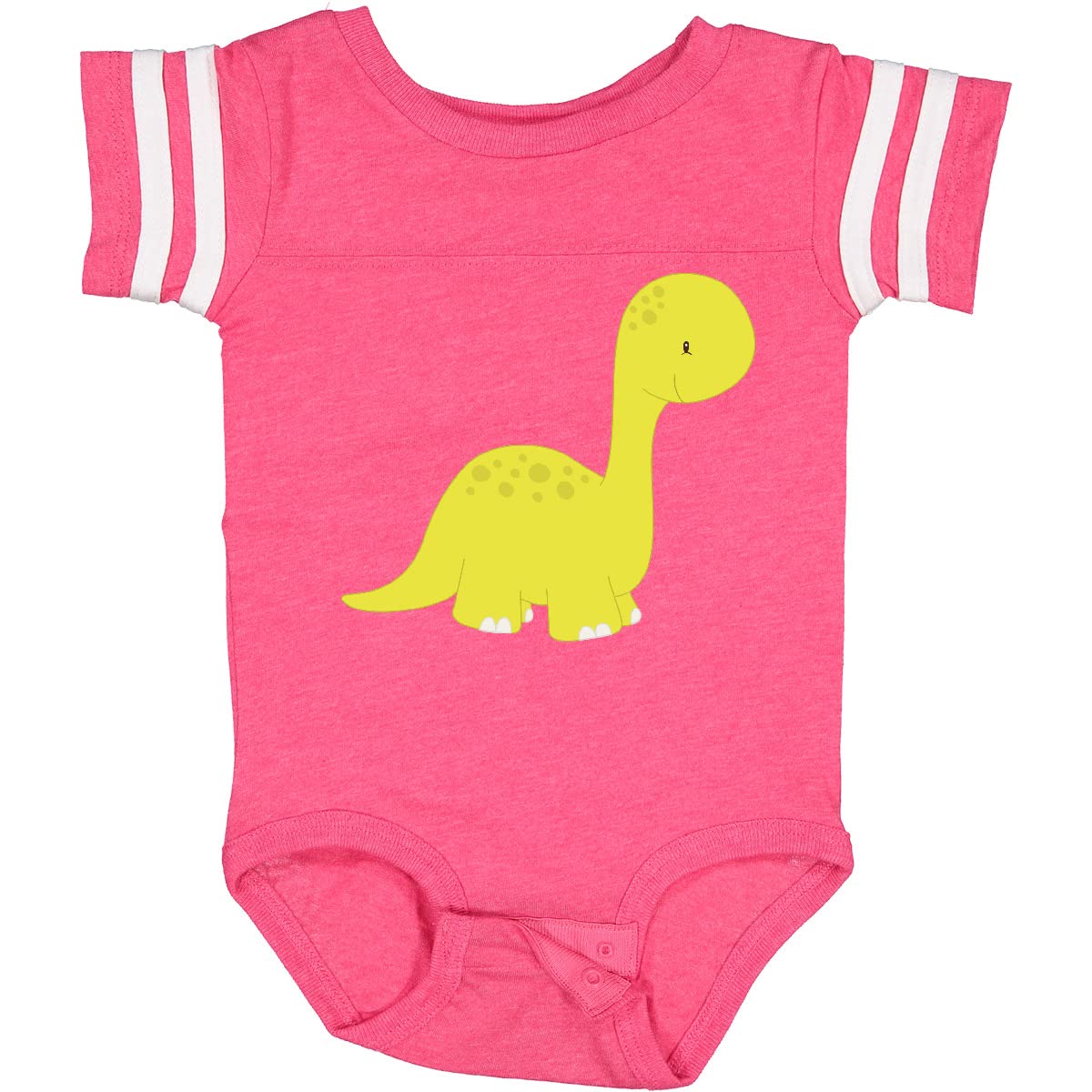 Inktastic Adorable Cute Dinosaur Baby Bodysuit - Soft Brontosaurus Dino Onesie for Infants & Toddlers - Perfect for Playtime, Daycare & Family Photos