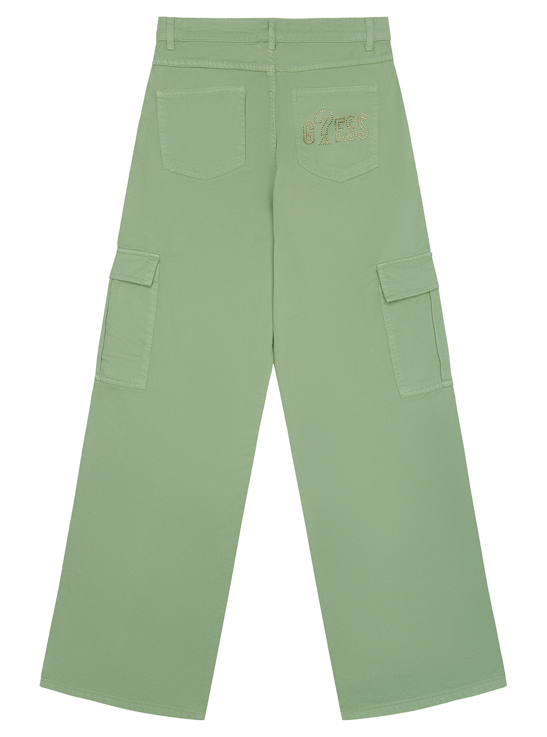 Green Twill Cargo Pants for Men - Durable Military Style Work Pants with Multiple Pockets (Sizes 7-16) - Perfect for Outdoor Activities, Hiking & Casual Wear