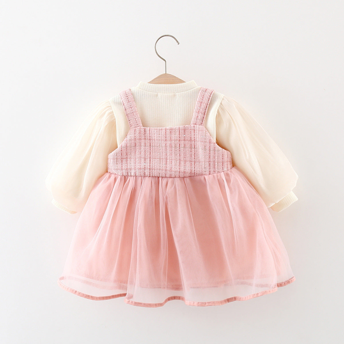 Baby Girl Stitching Style Two Piece Dress - Cute Outfit for Toddler Girls | Perfect for Birthday Parties, Family Photos & Special Occasions