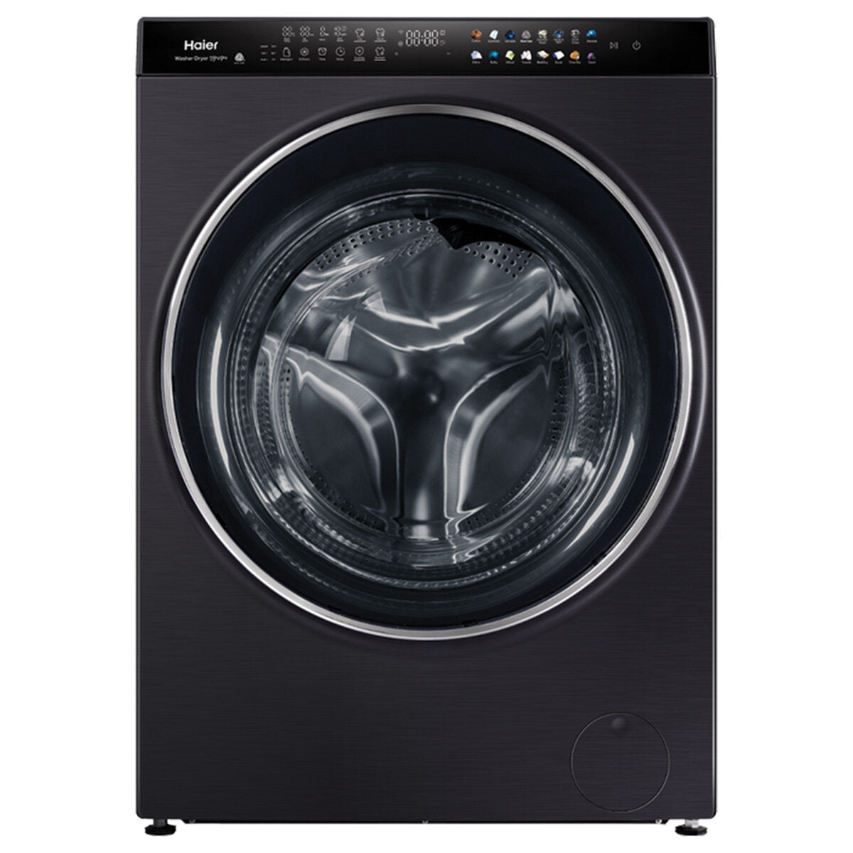 Haier 15kg/9kg Super Drum Washer Dryer Combo - Dark Finish HWDX1590CTB1 | Energy Efficient Laundry Machine for Apartments & Small Homes | Perfect for Space Saving & Quick Drying