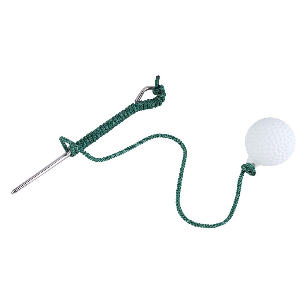 Golf Swing Training Ball with Rope - Durable Plastic Practice Golf Ball for Outdoor & Indoor Swing Drills | Perfect for Backyard, Driving Range & Golf Course Practice