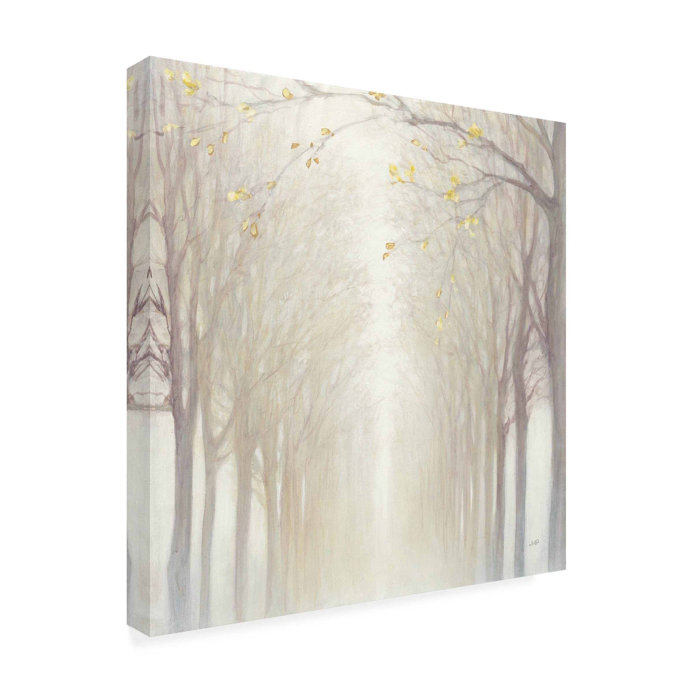 Julia Purinton 'Misty' Canvas Wall Art Print - Modern Abstract Landscape Painting for Living Room, Bedroom & Office Decor