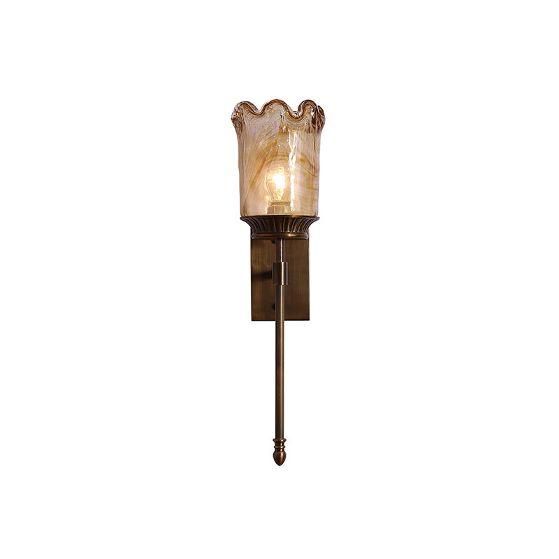 Modern LED Flower Cylinder Wall Lamp - Decorative Lighting for Bedroom, Living Room & Hallway - Energy Efficient Dimmable Sconce Light Fixture