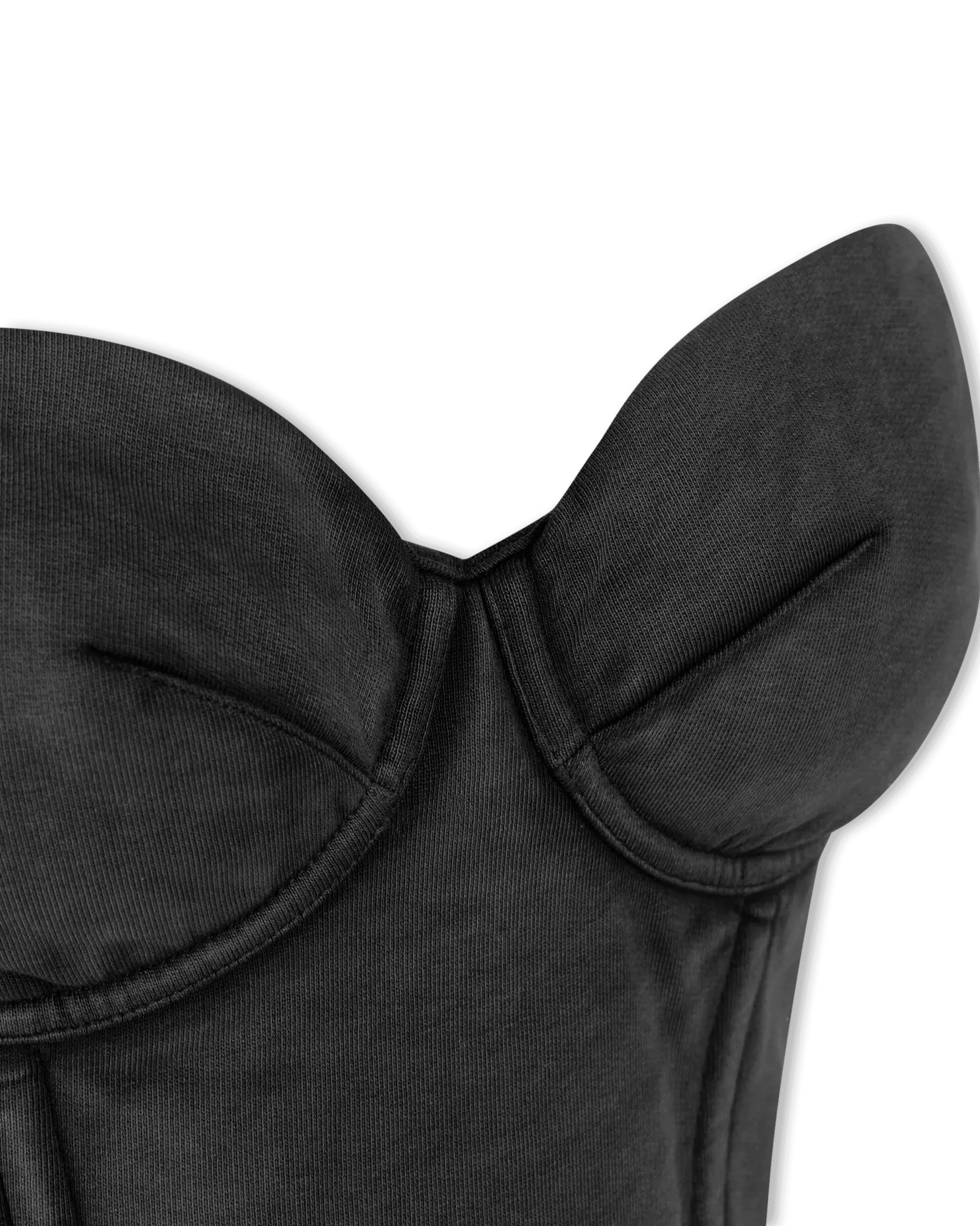 Elegant Medium Moleskin Corset Evening Top for Women - Perfect for Parties, Dinners & Special Occasions