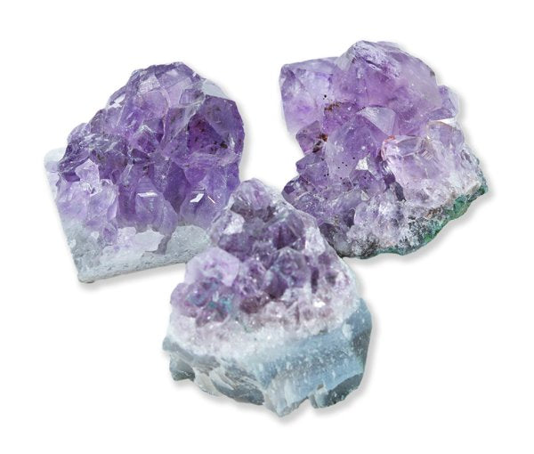 Natural Amethyst Cluster Crystals - Raw Healing Stones for Meditation, Reiki & Home Decor | Spiritual Gifts & Energy Cleansing