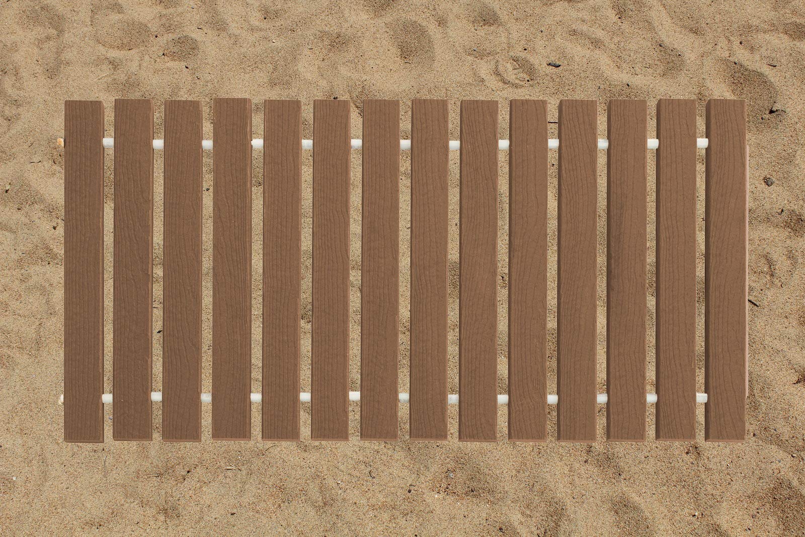 EverGrain Composite Decking Roll Up Walkway - Weatherwood Finish | Durable & Low-Maintenance Outdoor Flooring for Patio, Poolside & Garden Pathways | Furniture Barn USA