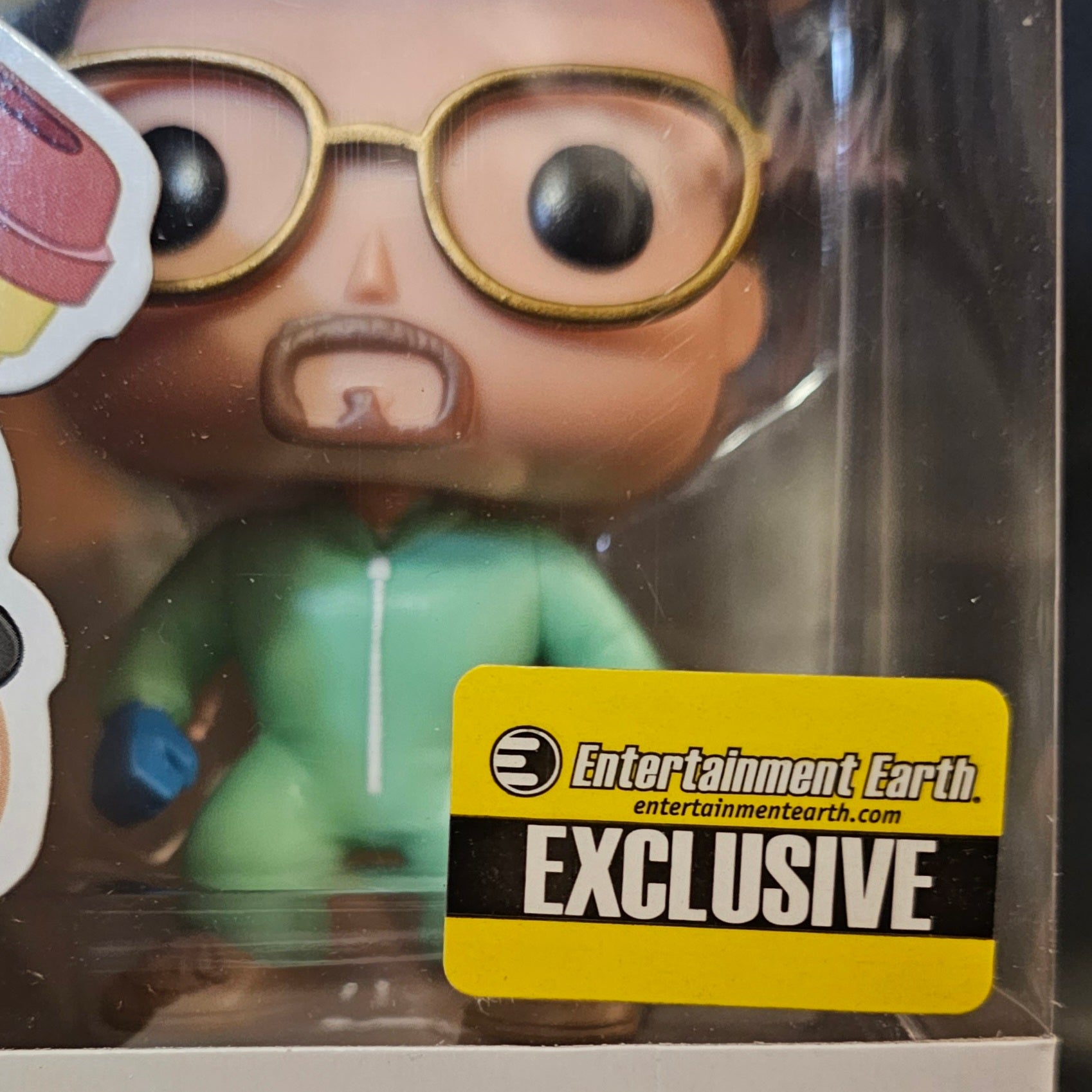Breaking Bad Walter White Pop! Vinyl Figure - Green Cook Outfit Collectible - Entertainment Earth Exclusive #160 - Perfect for TV Show Fans & Pop Culture Collectors