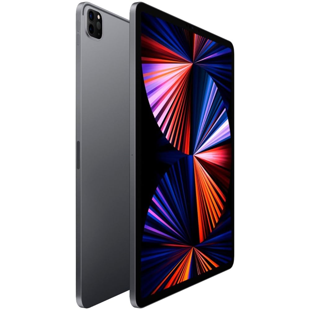 Apple iPad Pro 12.9-inch 5th Generation (2021) 1TB Wi-Fi + Cellular Unlocked Space Gray - Renewed Premium Like New Condition for Work, Design & Entertainment
