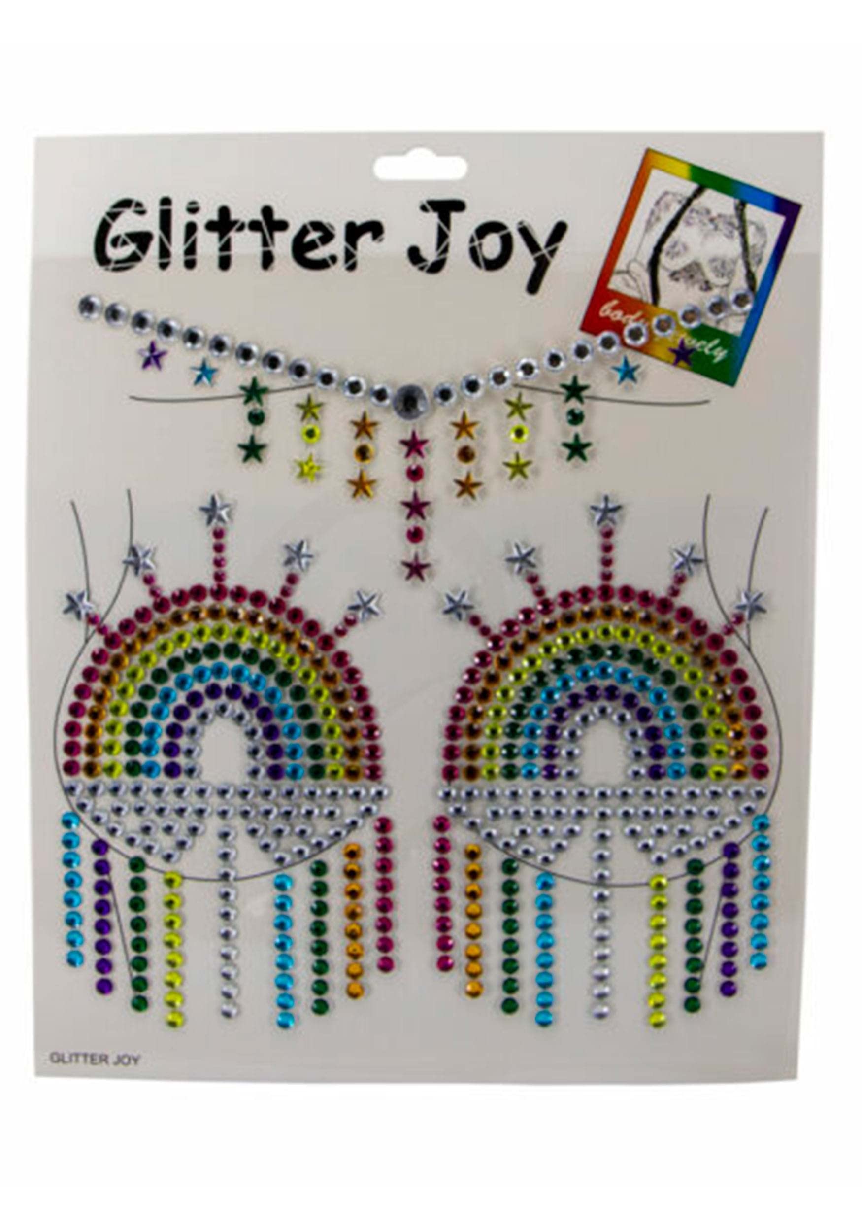 Rainbow Body Gem Pasties - Western Fashion Rhinestone Nipple Covers for Burlesque, Costume & Festival Outfits - Perfect for Dance Performances, Themed Parties & Bachelorette Events