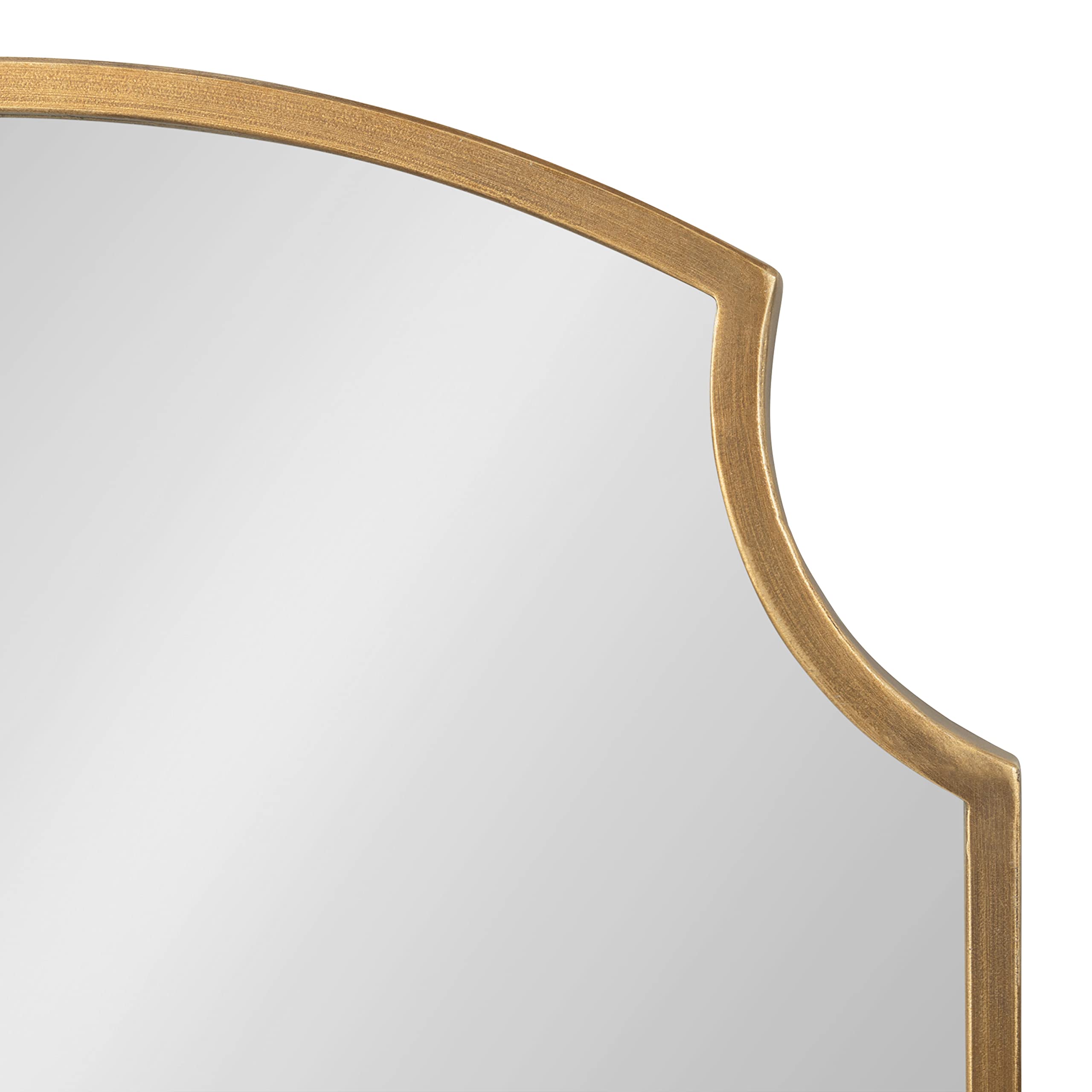 Kate and Laurel Carlow Modern Scalloped Mirror - 20