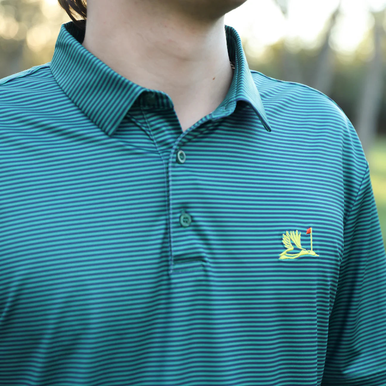 Premium Golf Polo Shirt for Men - Breathable & Moisture-Wicking - Knotted Pine Trading Co. - Perfect for Golf Courses, Country Clubs & Casual Wear